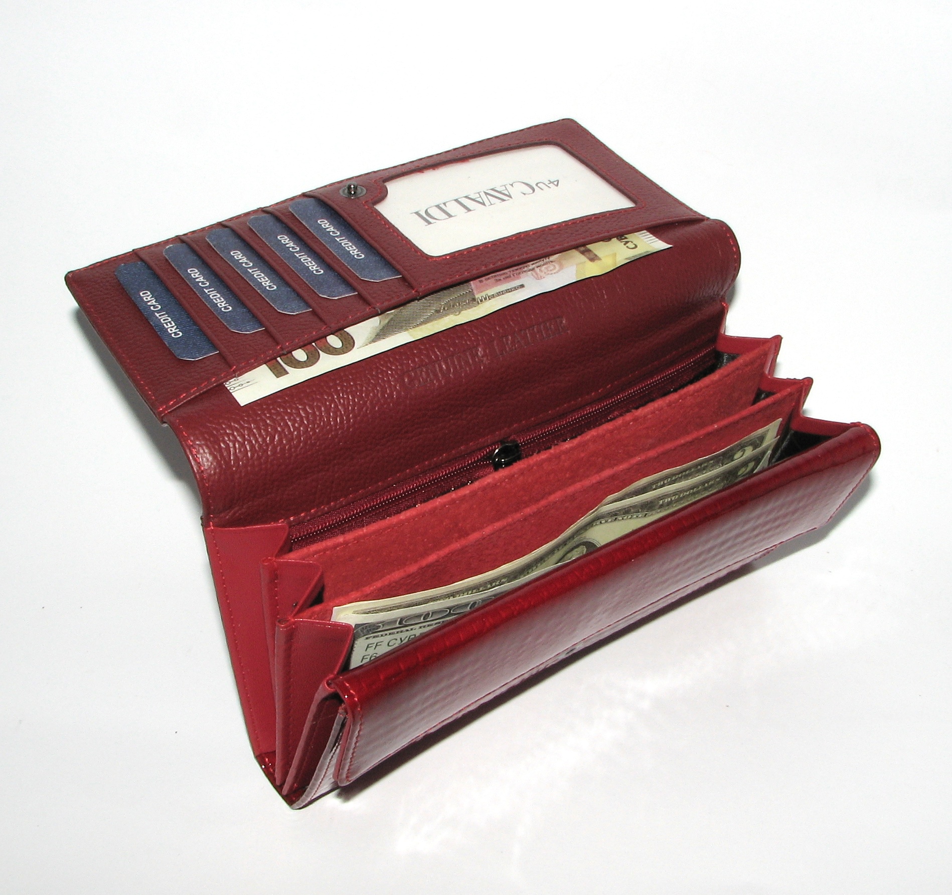 Кошелек женский Cavaldi H22-1-RS RED Кошелек женский Cavaldi H22-1-RS RED